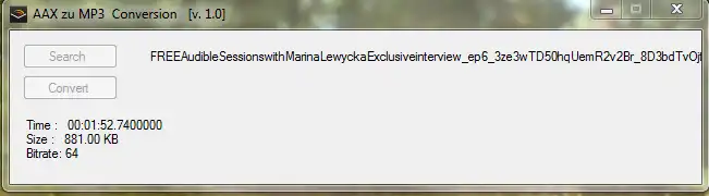 Download web tool or web app AAX to MP3 Download web tool or web app AAX to MP3
