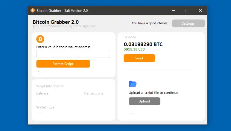 Download web tool or web app Bitcoin Graber Download web tool or web app Bitcoin Graber