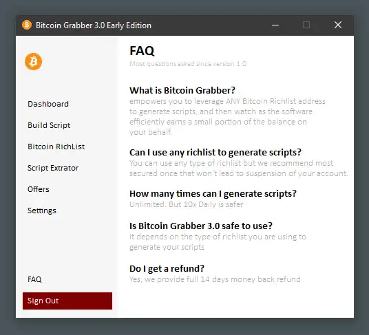 Download web tool or web app Bitcoin Graber Download web tool or web app Bitcoin Graber