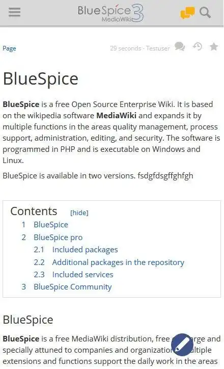 Download web tool or web app BlueSpice free Download web tool or web app BlueSpice free