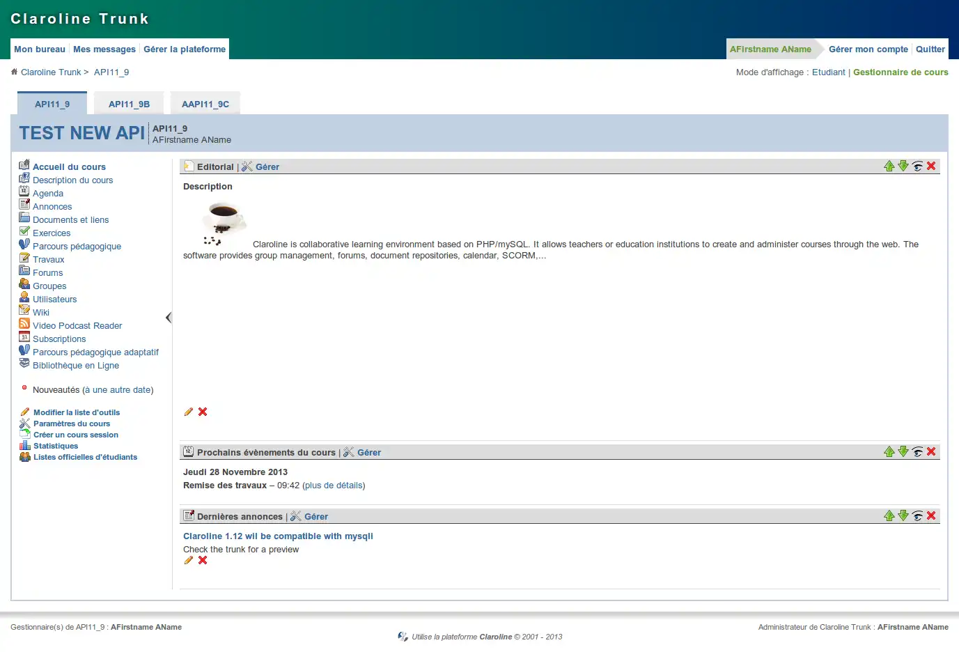 Download web tool or web app Claroline Download web tool or web app Claroline