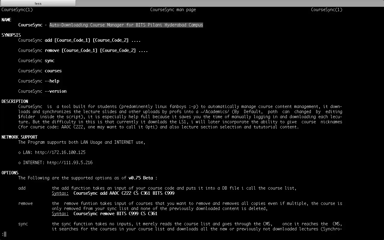 Download web tool or web app CourseSync Download web tool or web app CourseSync