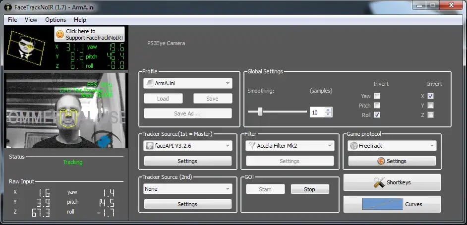 Download web tool or web app facetracknoir Download web tool or web app facetracknoir
