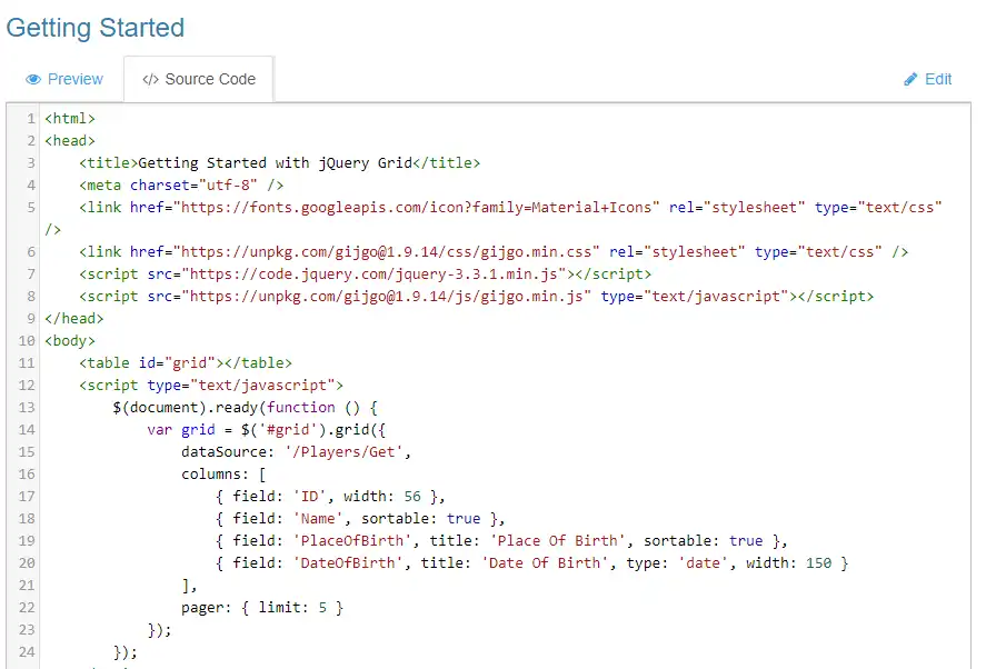 Download web tool or web app Gijgo Download web tool or web app Gijgo