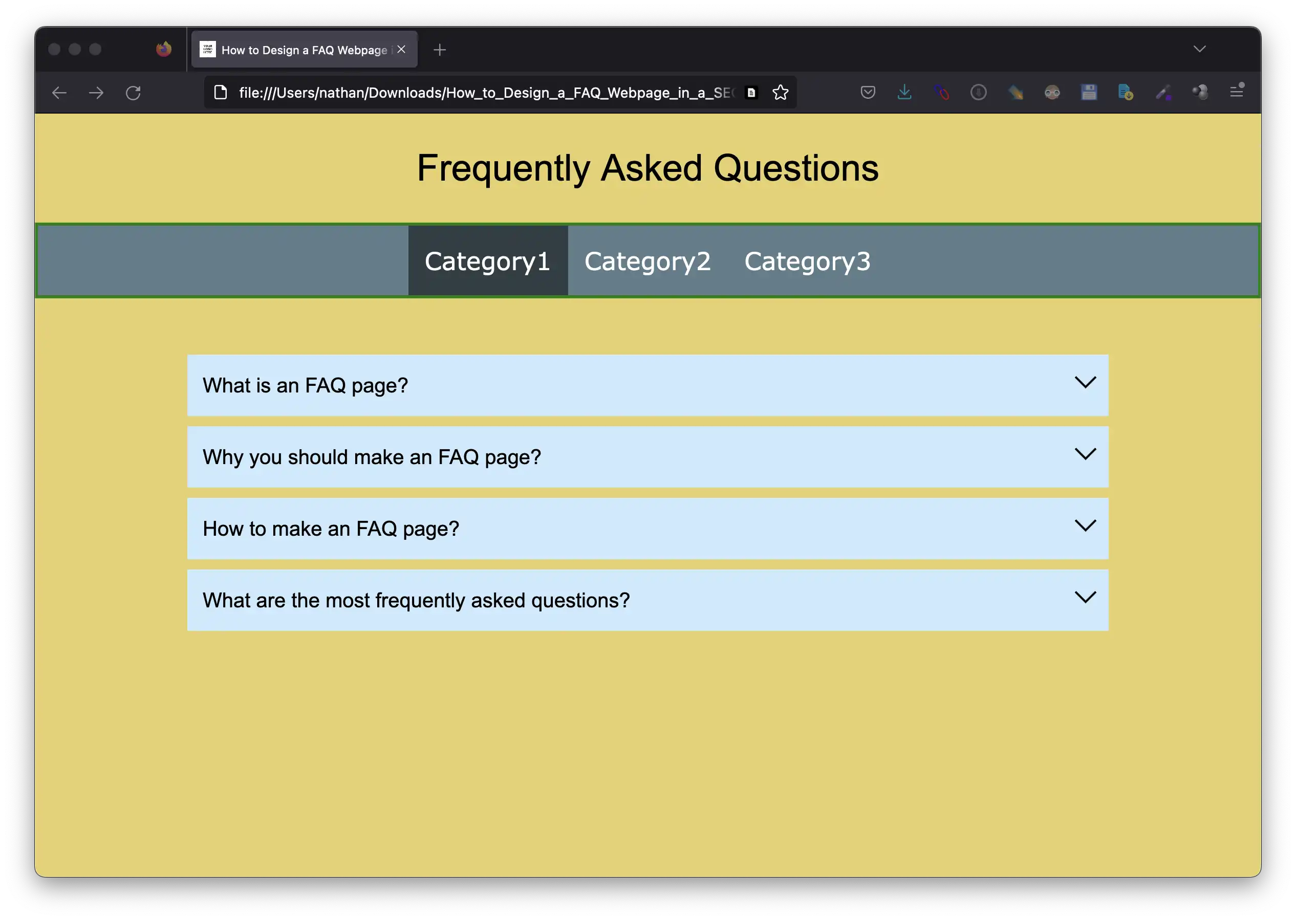Download web tool or web app How to Design a FAQ Webpage in a SEO Way Download web tool or web app How to Design a FAQ Webpage in a SEO Way