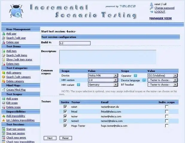 Download web tool or web app Incremental Scenario Testing Tool Download web tool or web app Incremental Scenario Testing Tool