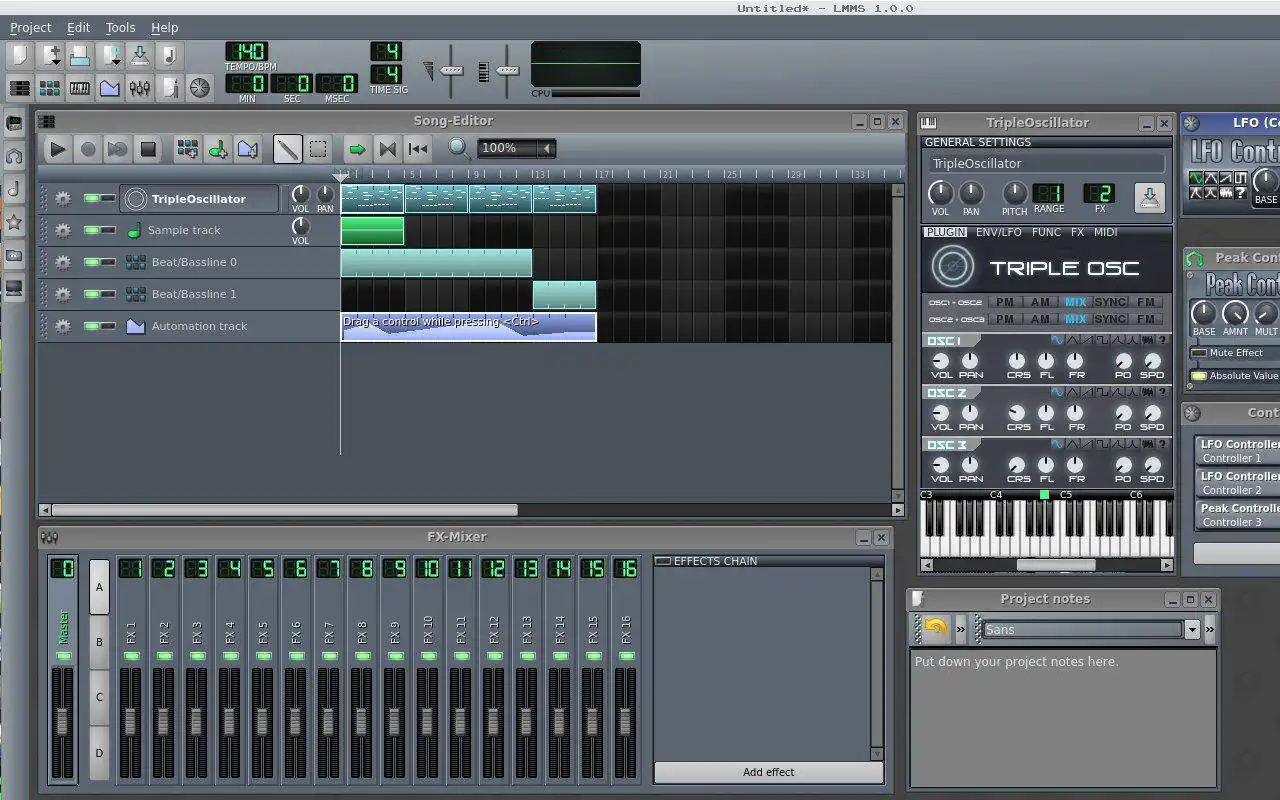 Download web tool or web app LMMS Digital Audio Workstation Download web tool or web app LMMS Digital Audio Workstation