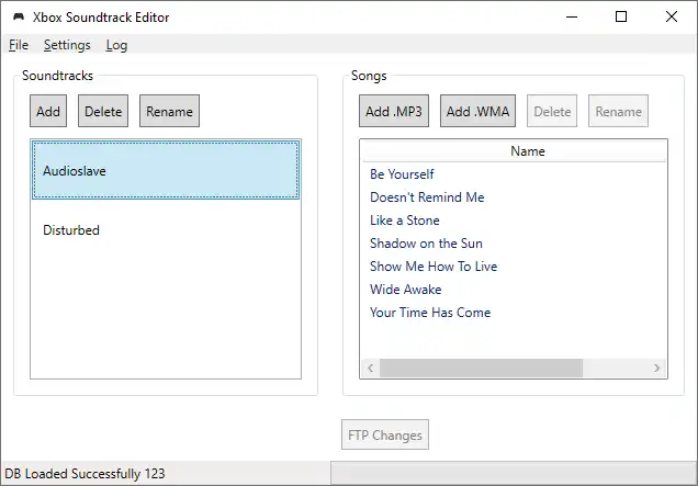 Download web tool or web app OGXboxSoundtrackEditor Download web tool or web app OGXboxSoundtrackEditor
