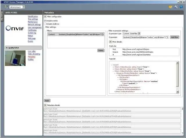 Download web tool or web app ONVIF Device Manager Download web tool or web app ONVIF Device Manager