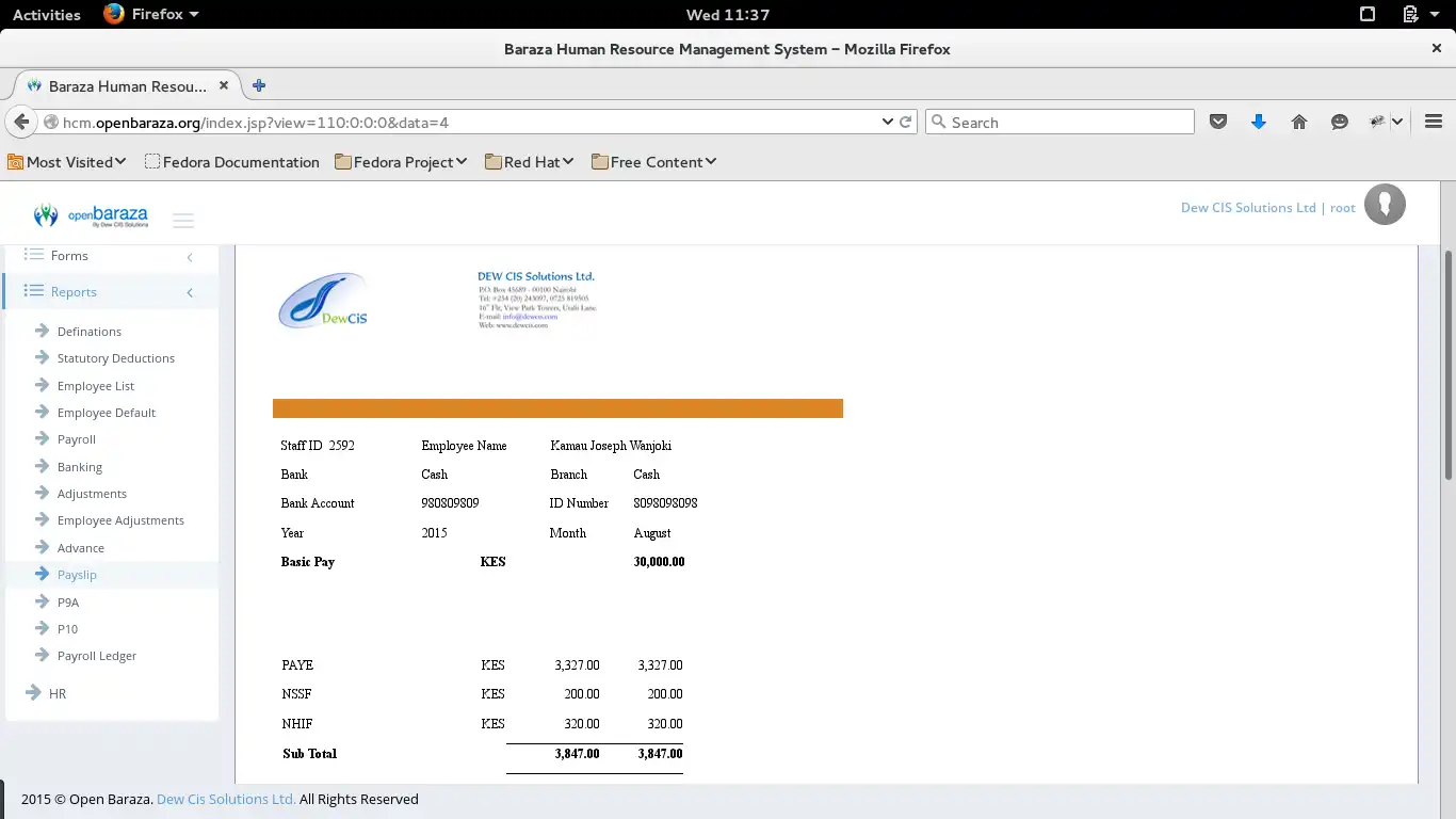 Download web tool or web app openBaraza HCM HR Payroll Download web tool or web app openBaraza HCM HR Payroll