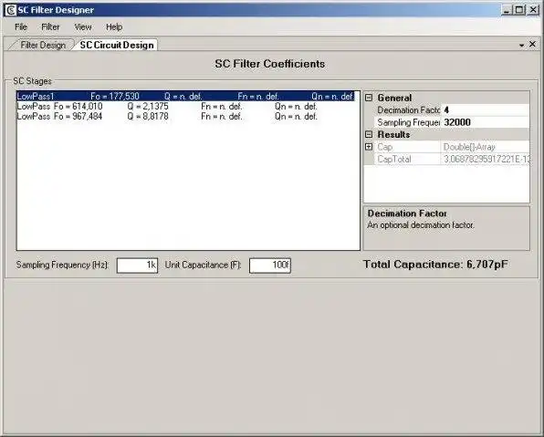 Download web tool or web app SCFilterDesigner Download web tool or web app SCFilterDesigner