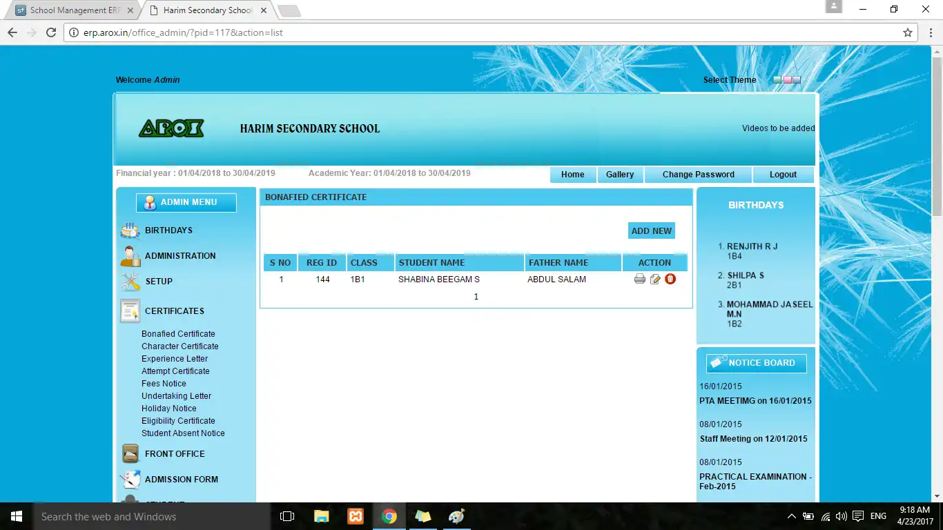 Download web tool or web app School Management System in PHP Download web tool or web app School Management System in PHP