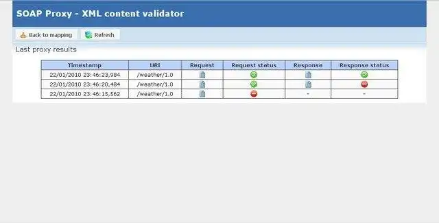 Download web tool or web app SOAP Proxy - XML content validator Download web tool or web app SOAP Proxy - XML content validator