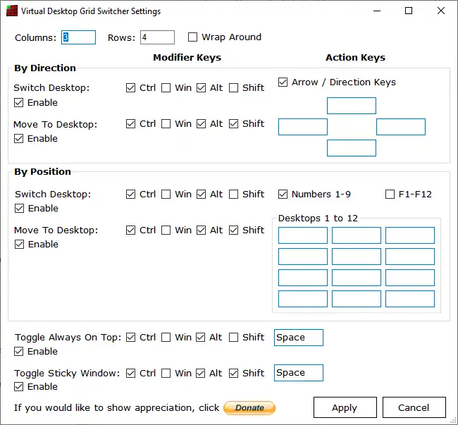 Download web tool or web app Virtual Desktop Grid Switcher Download web tool or web app Virtual Desktop Grid Switcher